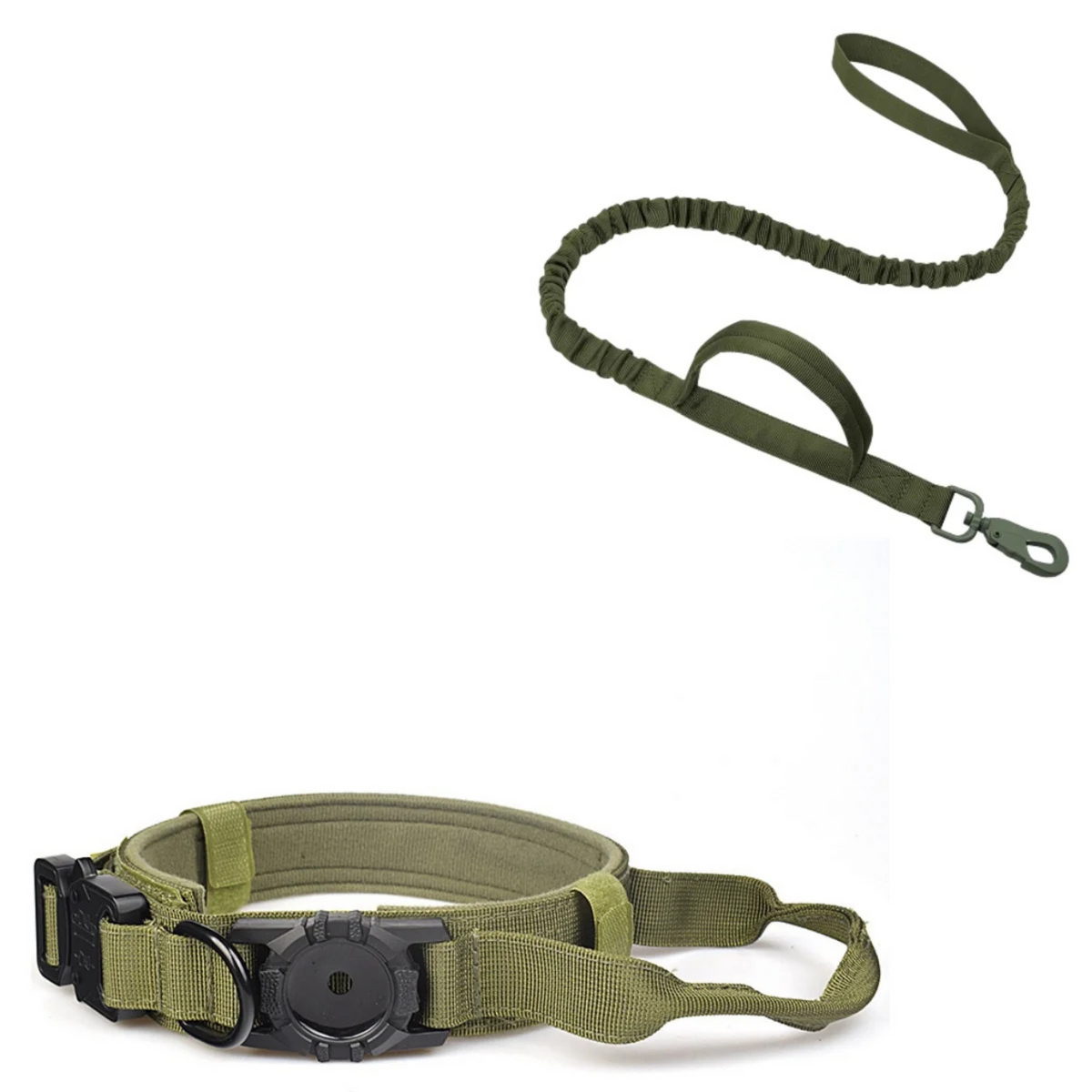 AirTag Hundehalsband mit integrierter Halterung Grünes Halsband-Set 💚