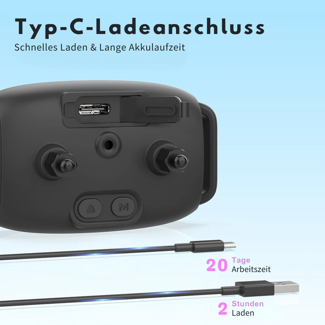 Anti-Bell Hundehalsband mit Display & 3 Modi