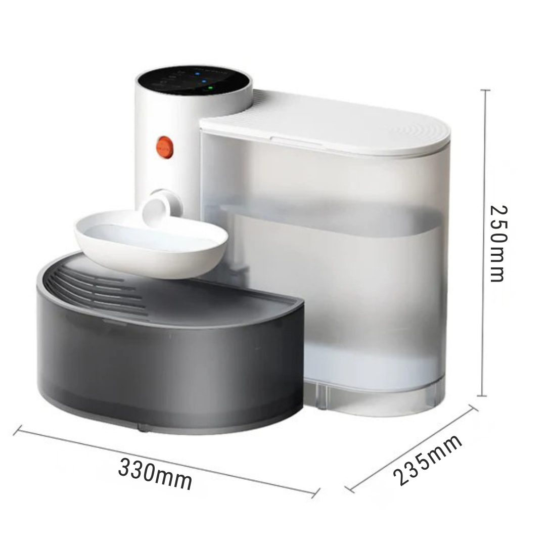 Automatischer Haustier-Wasserbrunnen – Kabellos, Leise & Selbst-Nachfüllend