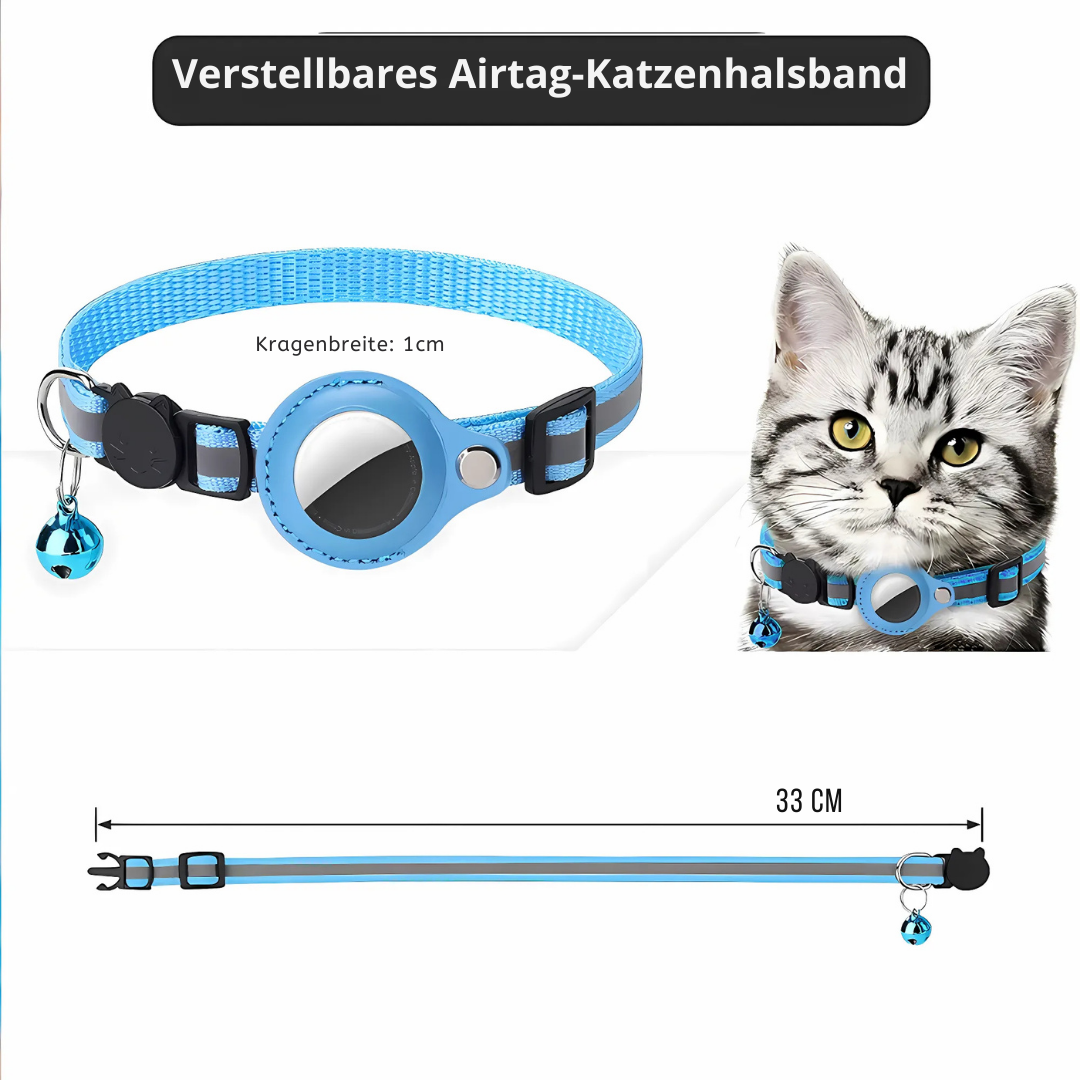 🔍 Nie wieder verloren: AirTag-Halsband für Katzen! 🐾 - Fluffy Adventures Haustiershop Schwarz 🖤 Mein Shop Katzensicherheitszubehör 🔍 Nie wieder verloren: AirTag-Halsband für Katzen! 🐾 Katzensicherheitszubehör Mein Shop Schwarz 🖤 Fluffy Adventures Haustiershop