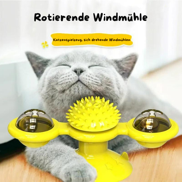 Interaktives Windmühlen-Katzenspielzeug - Spiel und Zahnpflege in Einem! - Fluffy Adventures Haustiershop Hellblau 🩵 Mein Shop Katzenspielzeug Interaktives Windmühlen-Katzenspielzeug - Spiel und Zahnpflege in Einem! Katzenspielzeug Mein Shop Hellblau 🩵 Fluffy Adventures Haustiershop