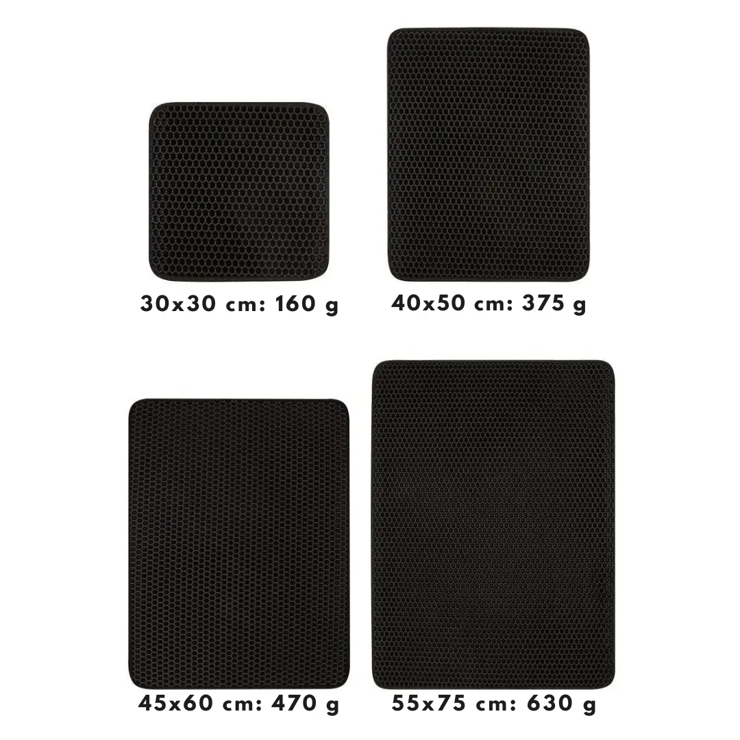 Doppellagige Katzenstreumatte mit Wabenstruktur