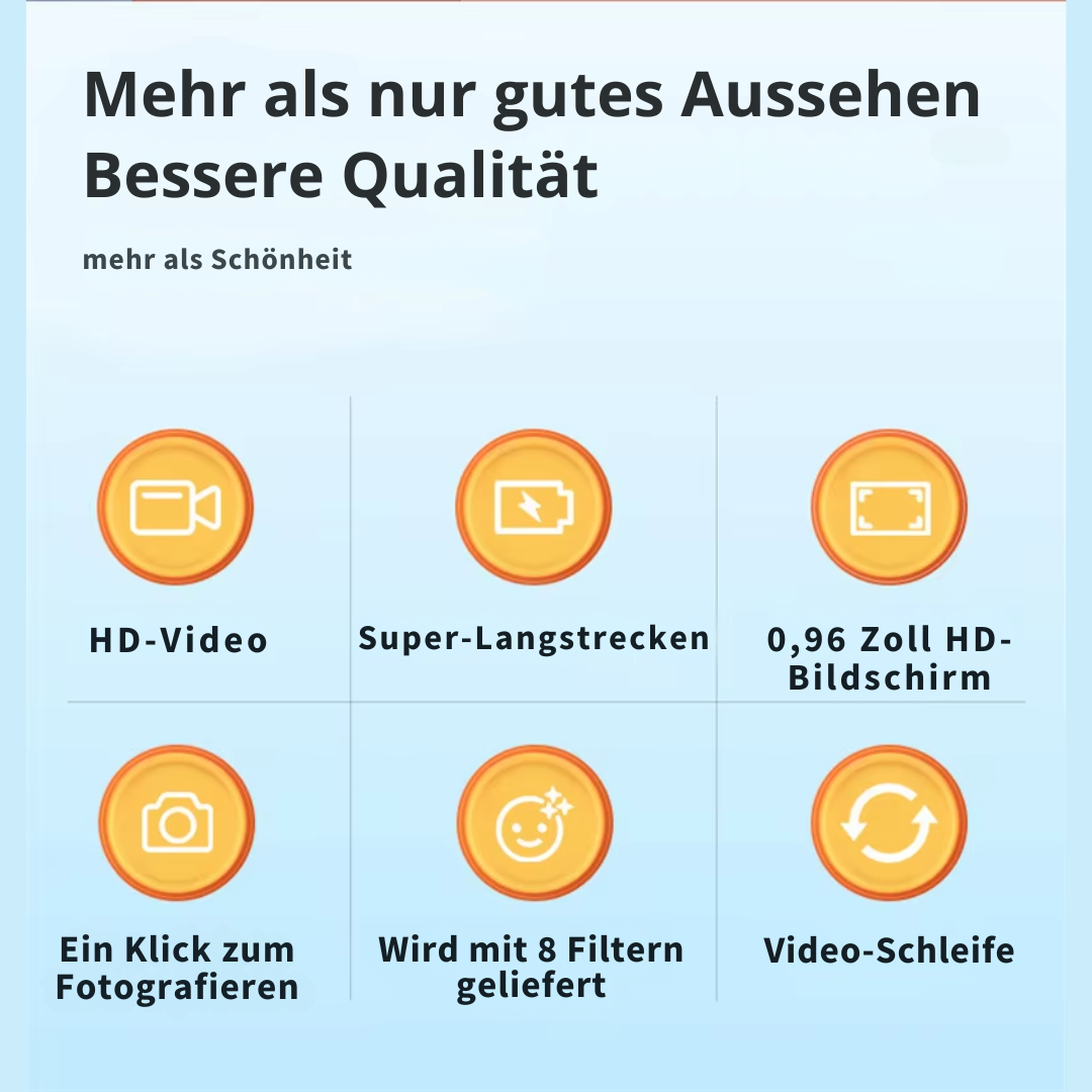 Erfasse Deine Abenteuer mit der Mini Retro Kamera! 📷