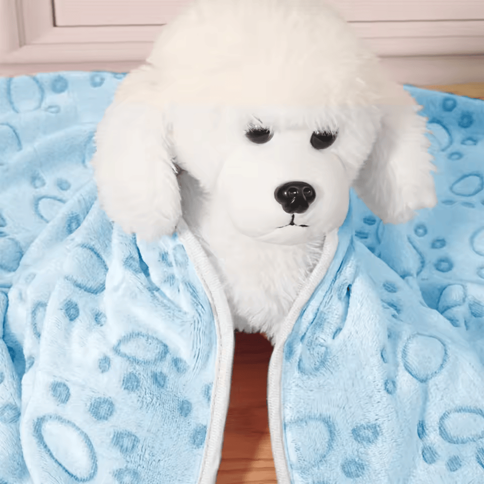 Flauschige Haustier Kuscheldecke – Warm, weich & leicht zu reinigen