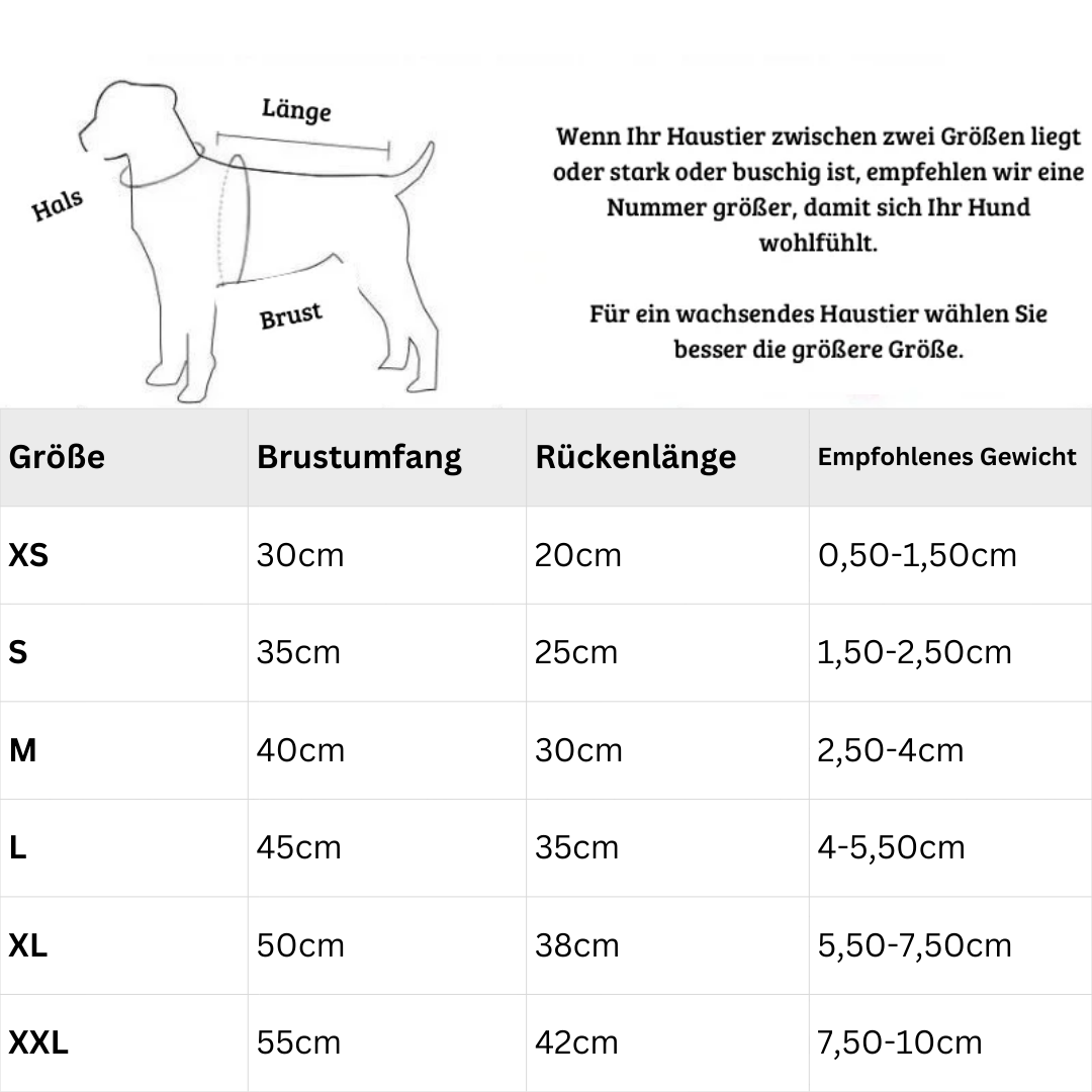 Gestreifter Hundecardigan aus Strick – Warm & Stylisch