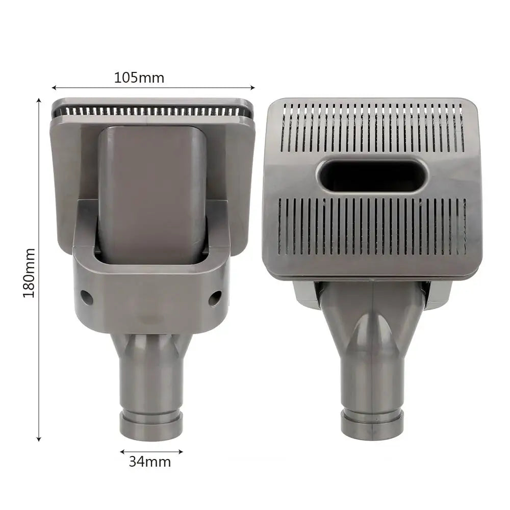 2-in-1 Haustier-Fellbürste mit Staubsaugeranschluss