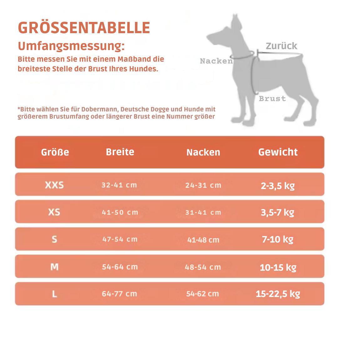 Hochwertiges, atmungsaktives Hundegeschirr – bequem, sicher und verstellbar