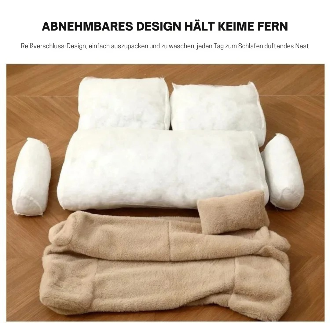 Kuscheliges Haustiersofa – Luxus-Schlafplatz für Hunde & Katzen 🐾