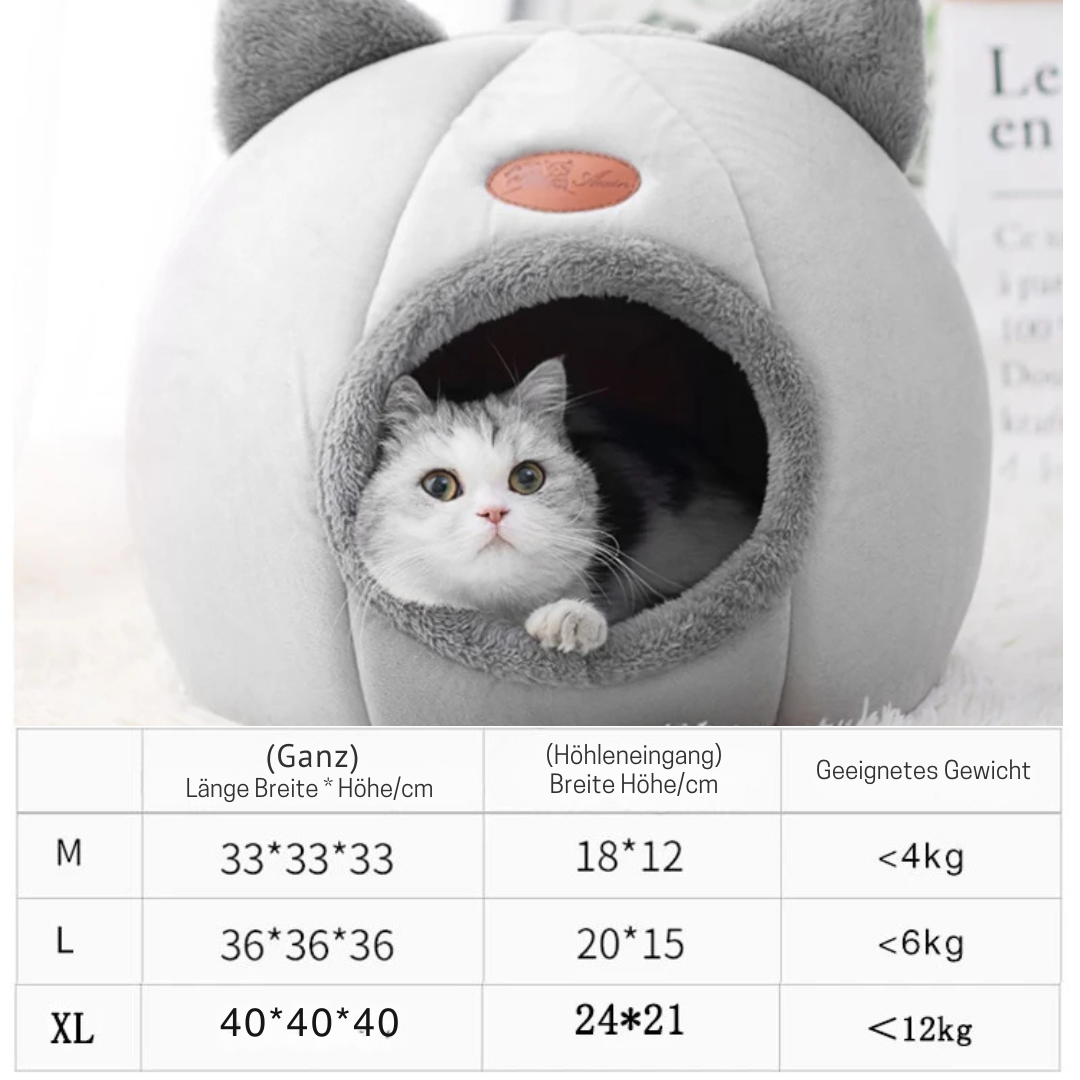 Faltbare Haustierhöhle für Katzen & kleine Hunde