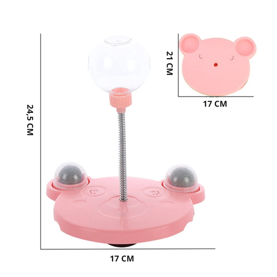 Interaktiver Futter-Spielball mit Wackelfunktion