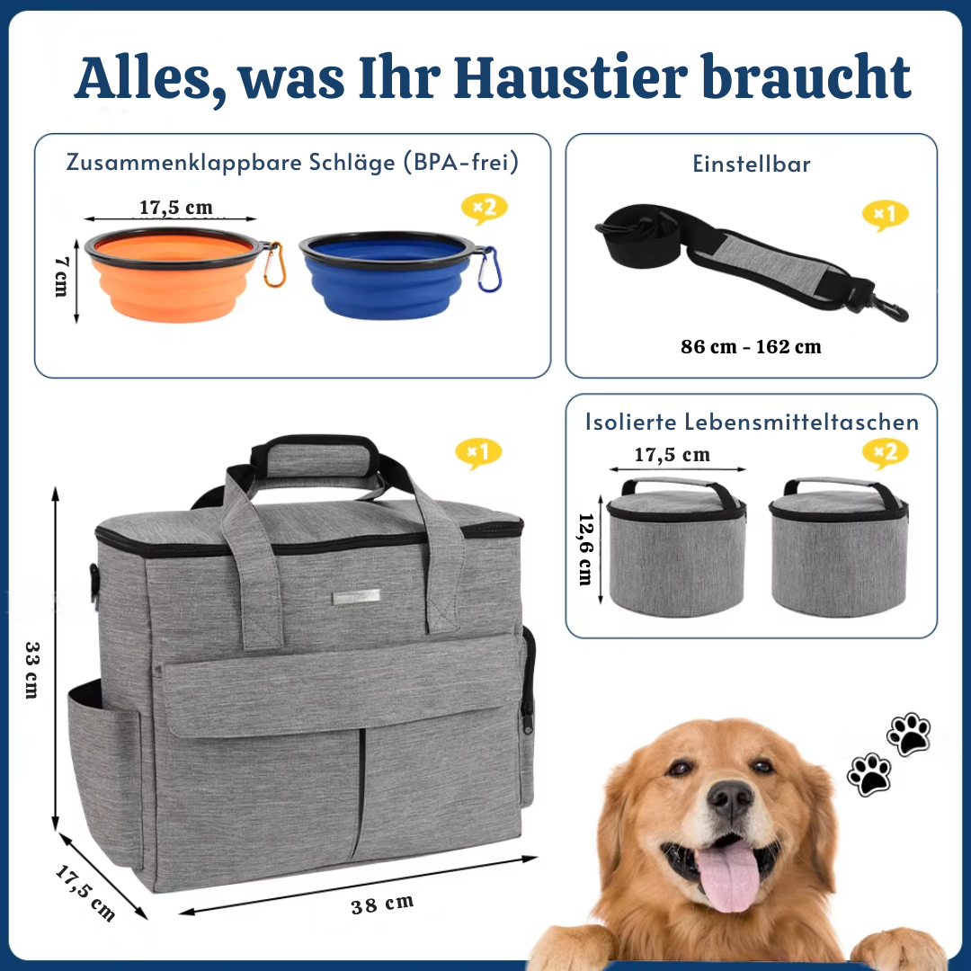 Multifunktionaler Reiserucksack mit Haustier-Organizer