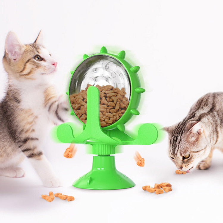 Interaktiver Futterspender im Laufrad – Langsamer Futterspender & Training