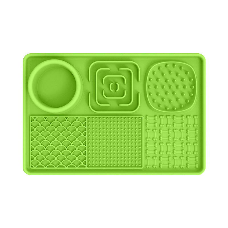 Beruhigende Silikon Schleckmatte für Hunde & Katzen - Fluffy Adventures Haustiershop Grün 💚 Mein Shop Futterzubehör Beruhigende Silikon Schleckmatte für Hunde & Katzen Futterzubehör Mein Shop Grün 💚 Fluffy Adventures Haustiershop