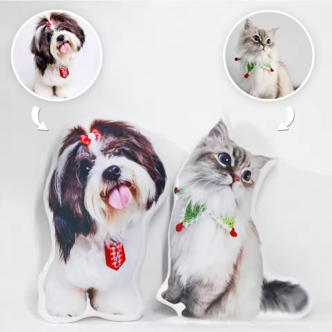 Personalisiertes Kissen mit Haustierfoto – Dein Liebling als Kuschelkissen! 🐾❤️