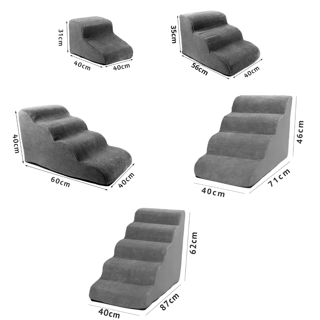 Premium Haustiertreppe – Stabil, rutschfest & waschbar für Sofa, Bett & Auto