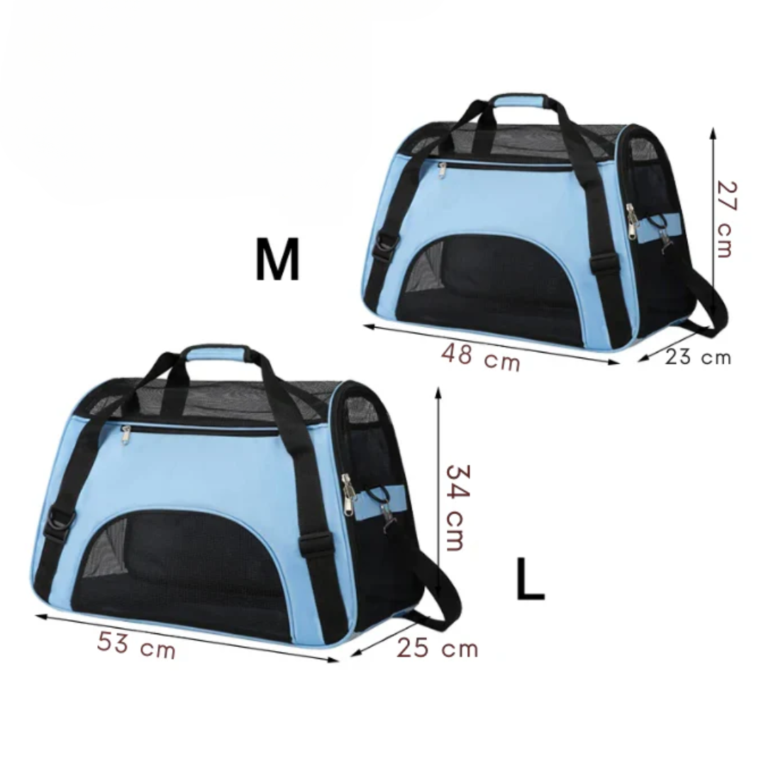 Reise-Tragetasche für Haustiere – faltbar, bequem & robust