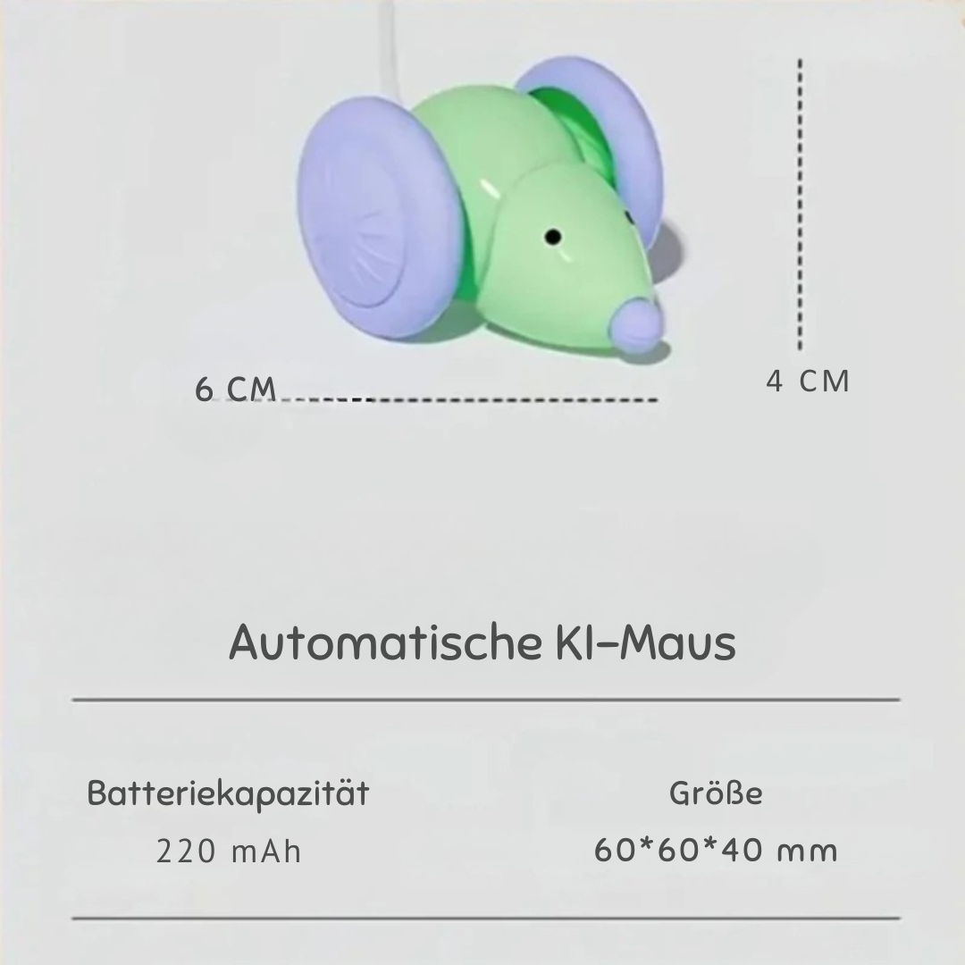 Revolutionäres Katzenspielzeug: Automatische KI-Maus🐭🤖