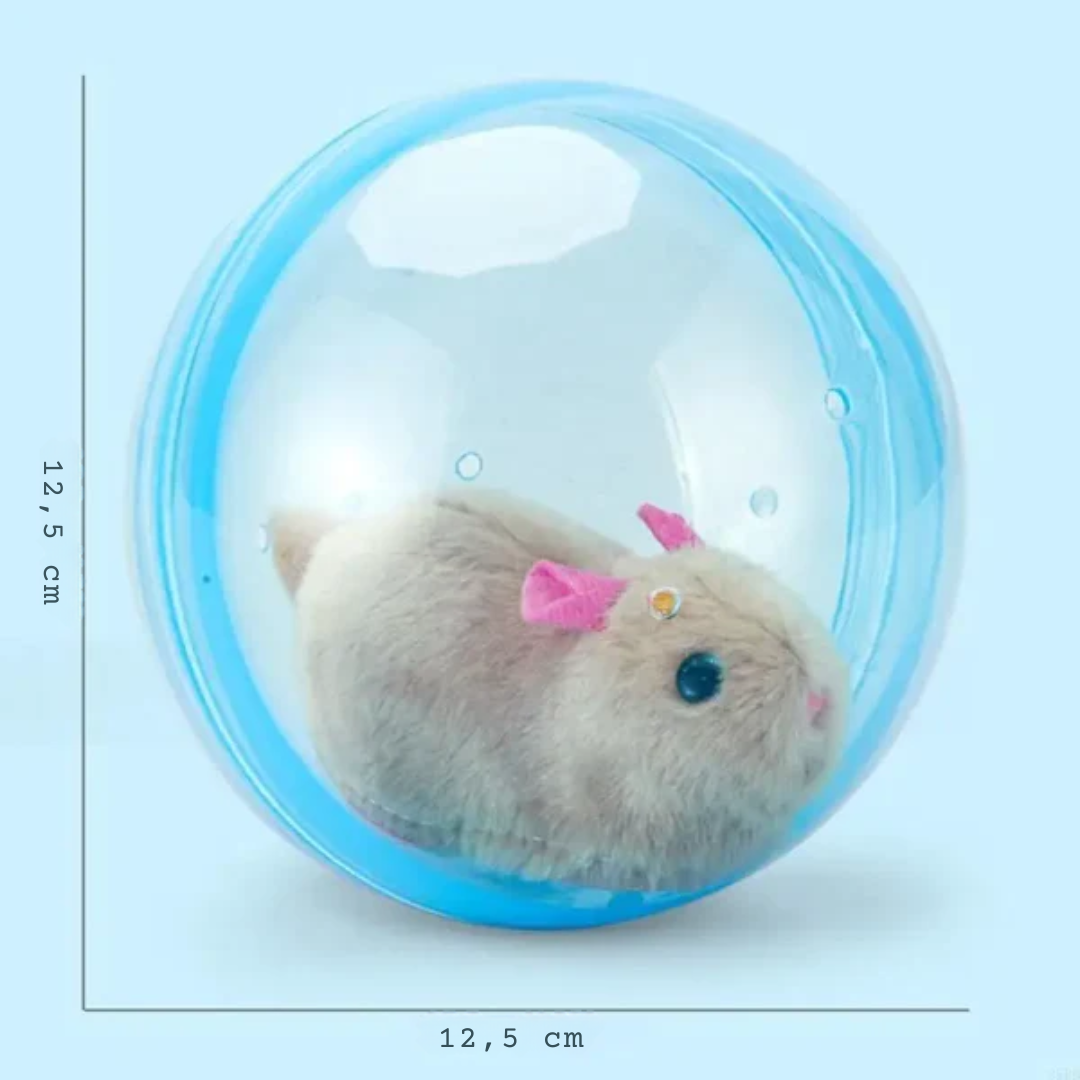 Rollender Hamster – Interaktives Katzenspielzeug mit Bewegung & Spaß
