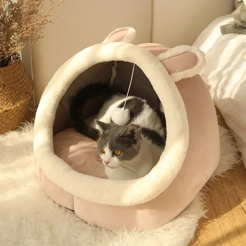 Gemütliche Katzenhöhle – ein traumhafter Rückzugsort! - Fluffy Adventures Haustiershop Bär / S (31cm) Mein Shop Katzenbett Gemütliche Katzenhöhle – ein traumhafter Rückzugsort! Katzenbett Mein Shop Bär / S (31cm) Fluffy Adventures Haustiershop