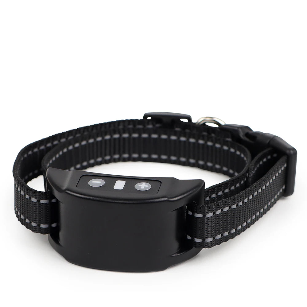 Automatisches Anti-Bell-Halsband mit Ton & Impuls Schwarz und Weiß