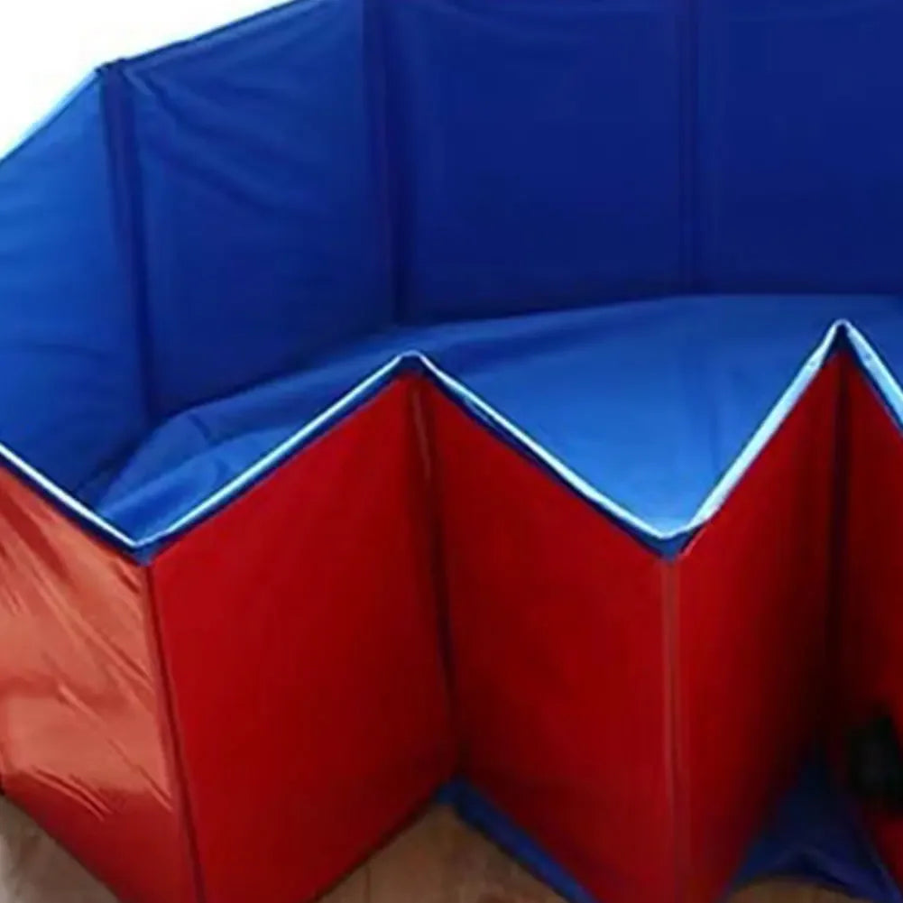Faltbarer PVC Hundepool mit Abflussventil – Ideal für Sommer & Garten