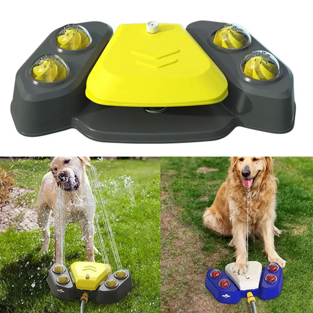 Multifunktionaler Hunde-Trinkbrunnen & Sprinkler – Spiel, Ausbildung & Erfrischung in einem!