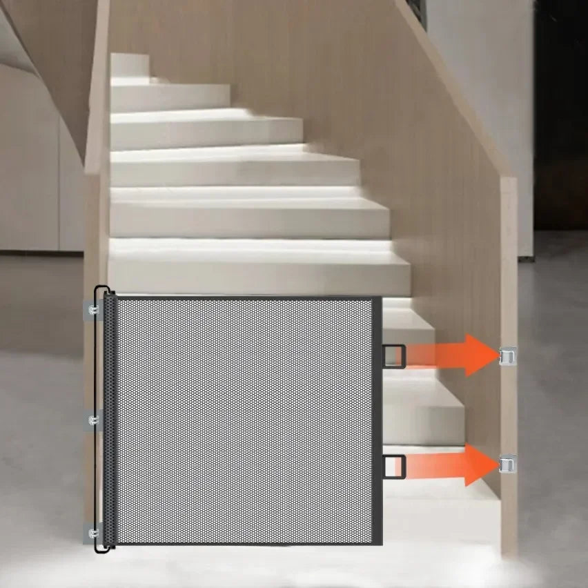 Flexibles Haustier-Sicherheitsnetz für Tür & Treppe – ohne Bohren