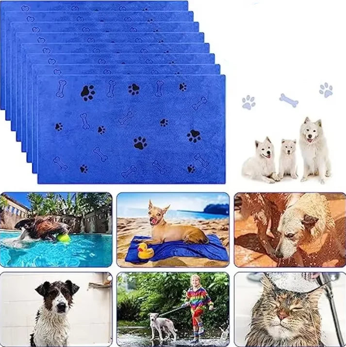 Hochwertiges, saugfähiges Trockentuch – saugstark, flauschig und sicher für Haustiere