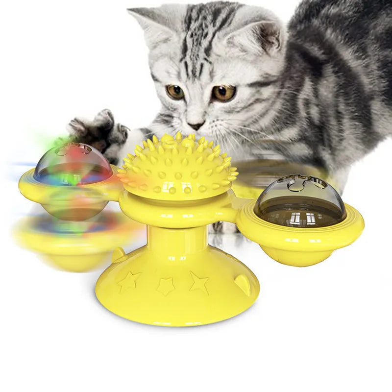 Interaktives Windmühlen-Katzenspielzeug - Spiel und Zahnpflege in Einem! - Fluffy Adventures Haustiershop Gelb 💛 Mein Shop Katzenspielzeug Interaktives Windmühlen-Katzenspielzeug - Spiel und Zahnpflege in Einem! Katzenspielzeug Mein Shop Gelb 💛 Fluffy Adventures Haustiershop
