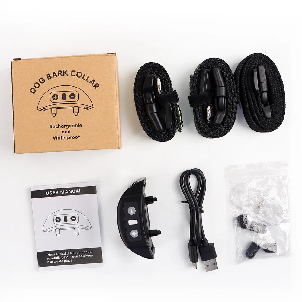 Automatisches Anti-Bell Hundehalsband – Smartes Training mit Ton & Vibration