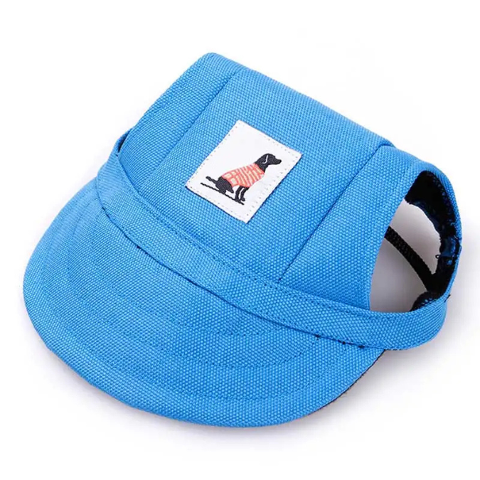 Sommerliche Hunde-Baseballmütze mit UV-Schutz und Ohrlöchern