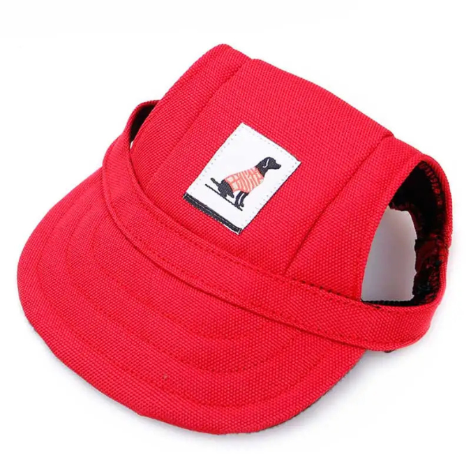 Sommerliche Hunde-Baseballmütze mit UV-Schutz und Ohrlöchern
