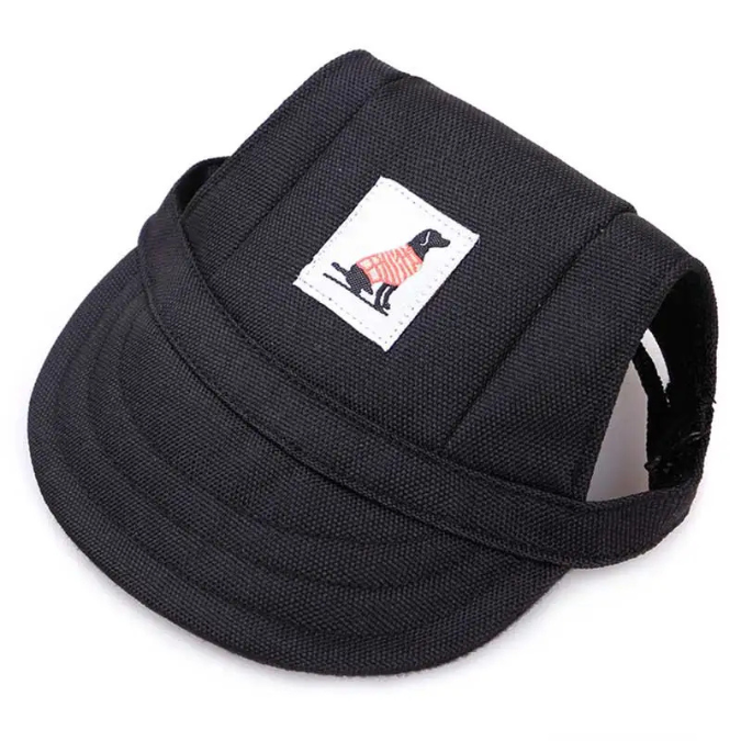 Sommerliche Hunde-Baseballmütze mit UV-Schutz und Ohrlöchern