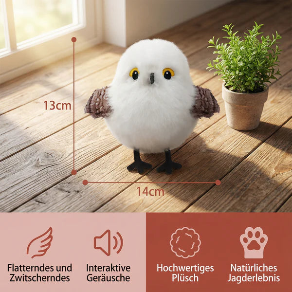 Interaktives Vogelspielzeug für Katzen – USB & Bewegungssensor