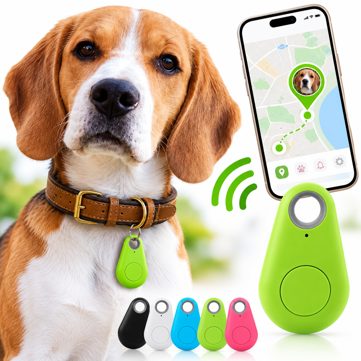 Kompakter GPS-Tracker für Haustiere
