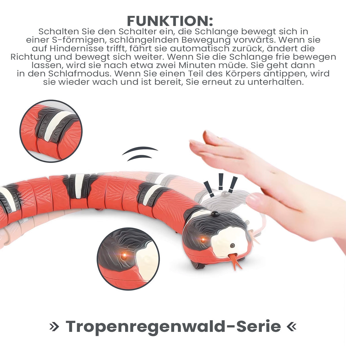 Elektrisches Schlangenspielzeug – Spannender Spaß für Haustiere 🐍 - Fluffy Adventures Haustiershop Default Title Mein Shop Haustierspielzeug Elektrisches Schlangenspielzeug – Spannender Spaß für Haustiere 🐍 Haustierspielzeug Mein Shop Default Title Fluffy Adventures Haustiershop