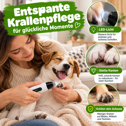 Leiser LED-Krallenschleifer mit USB