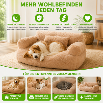 Weiches Haustiersofa für Hunde & Katzen