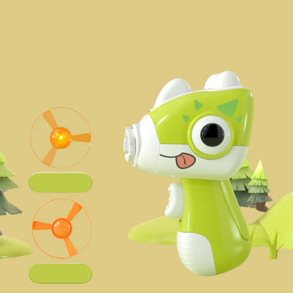 Interaktiver Katzen Frisbee Werfer mit Gyroskop & Licht