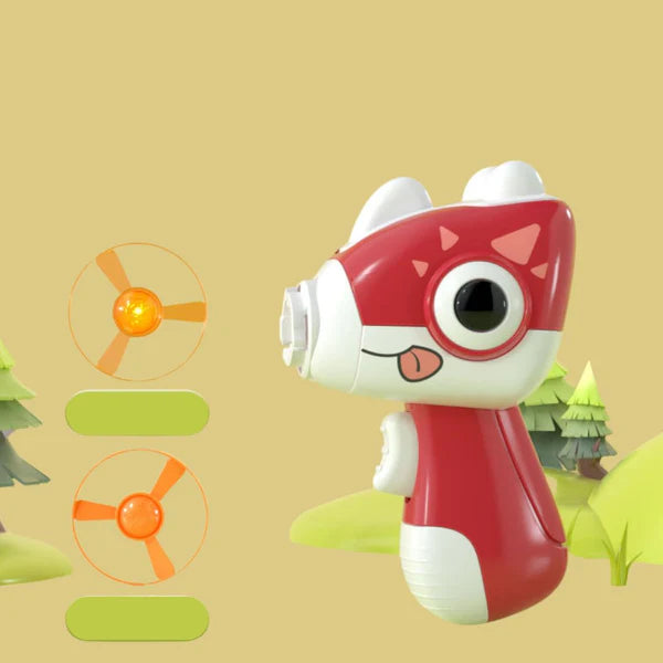 Interaktiver Katzen Frisbee Werfer mit Gyroskop & Licht