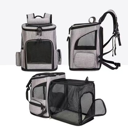 Hochwertige Reisetasche für Haustiere – Sicher, gemütlich und einzigartig! - Fluffy Adventures Haustiershop Erweiterbar Grau / Grau Mein Shop Faltbare Tragetasche für Haustiere Hochwertige Reisetasche für Haustiere – Sicher, gemütlich und einzigartig! Faltbare Tragetasche für Haustiere Mein Shop Erweiterbar Grau / Grau Fluffy Adventures Haustiershop