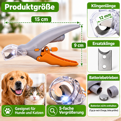 LED Krallenschere für Hunde & Katzen