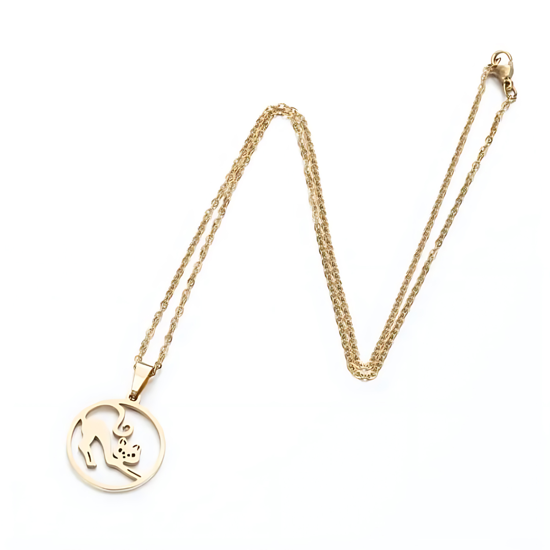 Halskette "Mondkatze" – Stilvoller Schmuck für jede Gelegenheit - Fluffy Adventures Haustiershop 375 Silber Mein Shop Damenschmuck Halskette "Mondkatze" – Stilvoller Schmuck für jede Gelegenheit Damenschmuck Mein Shop 375 Silber Fluffy Adventures Haustiershop