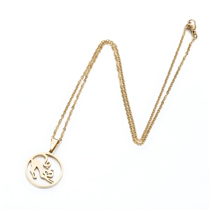 Halskette "Mondkatze" – Stilvoller Schmuck für jede Gelegenheit - Fluffy Adventures Haustiershop 375 Silber Mein Shop Damenschmuck Halskette "Mondkatze" – Stilvoller Schmuck für jede Gelegenheit Damenschmuck Mein Shop 375 Silber Fluffy Adventures Haustiershop