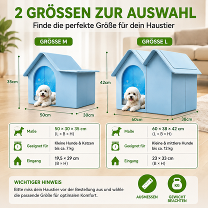 Isoliertes Kühlhaus für Hunde und Katzen