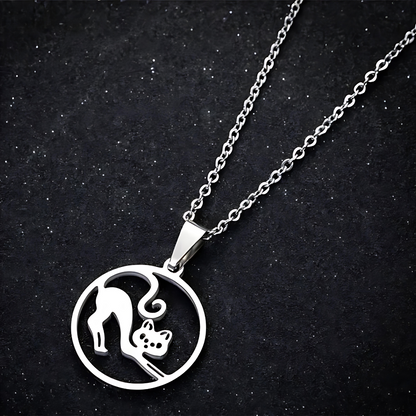 Halskette "Mondkatze" – Stilvoller Schmuck für jede Gelegenheit - Fluffy Adventures Haustiershop 375 Silber Mein Shop Damenschmuck Halskette "Mondkatze" – Stilvoller Schmuck für jede Gelegenheit Damenschmuck Mein Shop 375 Silber Fluffy Adventures Haustiershop