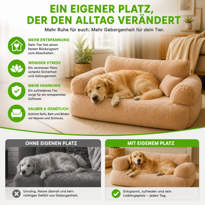 Weiches Haustiersofa für Hunde & Katzen