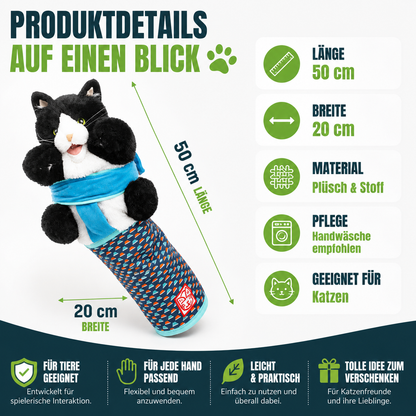Interaktiver Katzen-Spielhandschuh