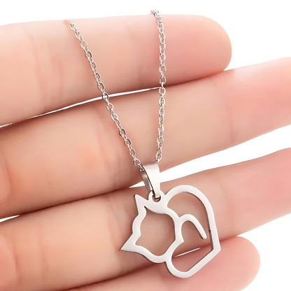 Halskette "Mondkatze" – Stilvoller Schmuck für jede Gelegenheit - Fluffy Adventures Haustiershop 375 Silber Mein Shop Damenschmuck Halskette "Mondkatze" – Stilvoller Schmuck für jede Gelegenheit Damenschmuck Mein Shop 375 Silber Fluffy Adventures Haustiershop