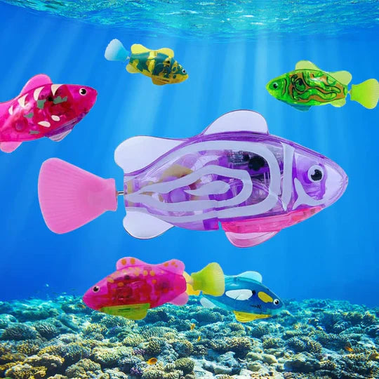 Elektronischer Spiel-Fisch fürs Wasser – Leuchtet & schwimmt